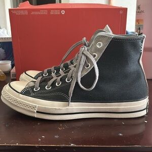 Converse Unisex Chuck 70 Canvas Sneakers Men’s Size 8 Black Fossilized A06537C